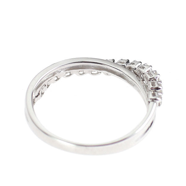 K18WG ダイヤモンド リング 0.20ct