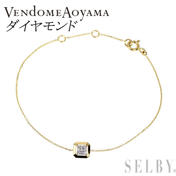 ヴァンドーム青山 K18YG ダイヤモンド ブレスレット