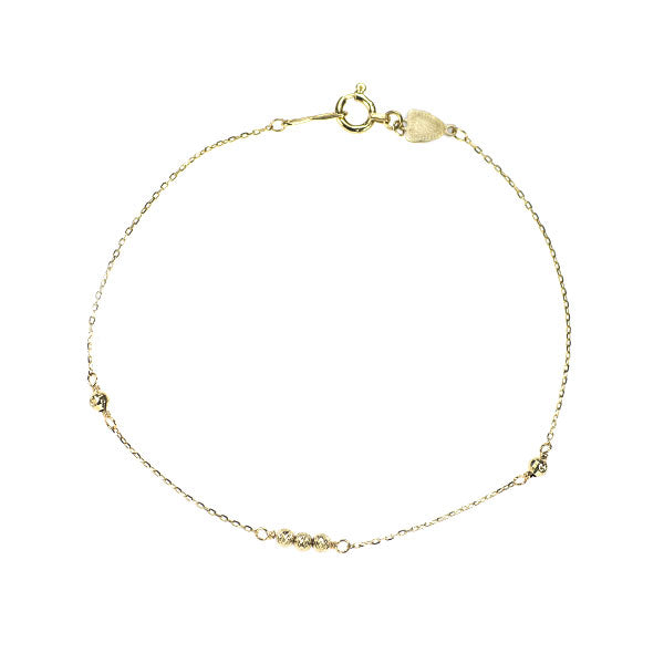 アガット/agete K10YG デザイン ブレスレット