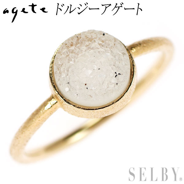 agete K10 ドルジーリングアガット/agete K10YG ドルジーアゲート