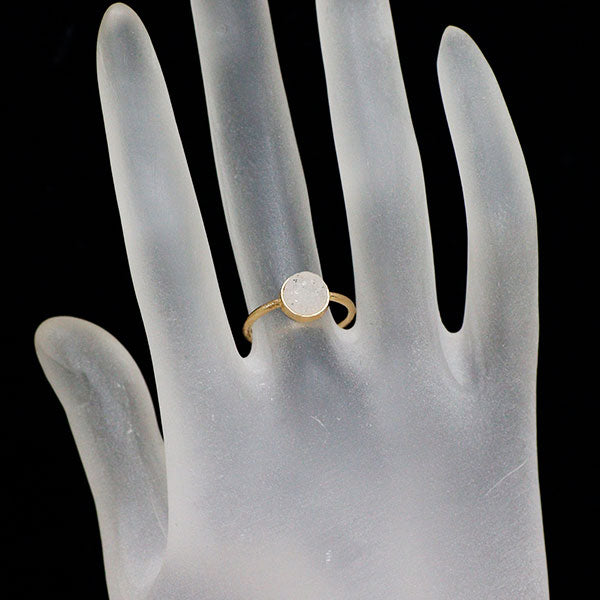 アガット/agete K10YG ドルジーアゲート リング — セルビーオンライン