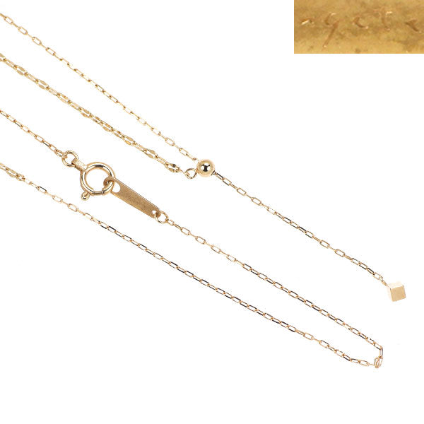 アガット/agete K10YG デザイン ネックレス Y字