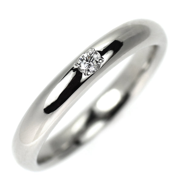 ミキモト Pt950 ダイヤモンド リング 0.03ct