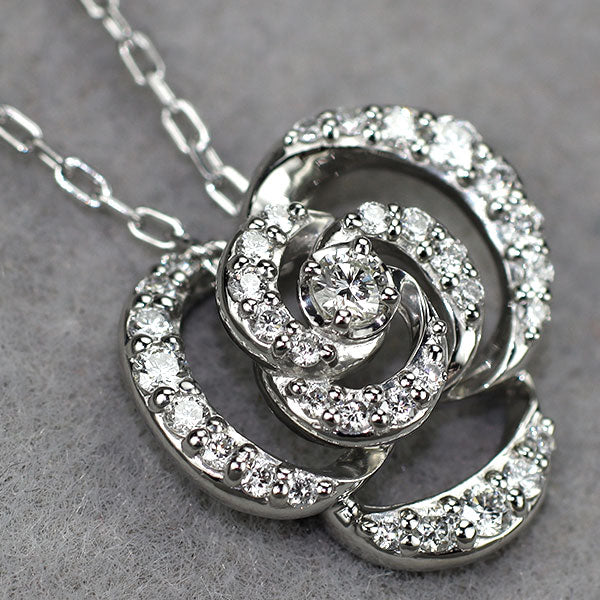 ヴァンドーム青山 Pt950/ Pt850 ダイヤモンド ペンダントネックレス