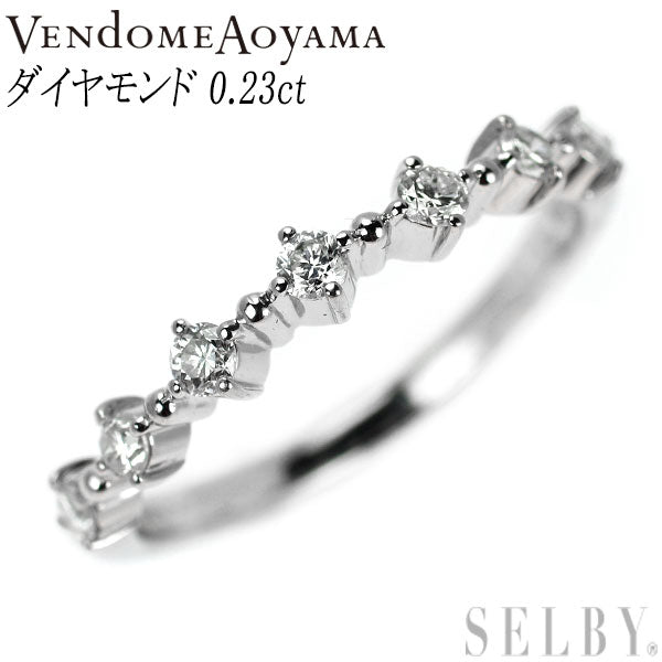 ヴァンドーム青山 Pt900 ダイヤモンド リング 0.23ct