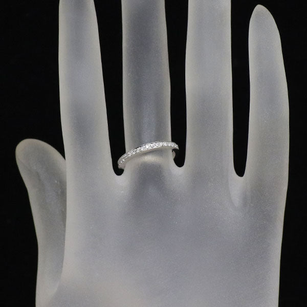 ヴァンドーム青山 K18WG ダイヤモンド リング 0.11ct ハーフエタニティ