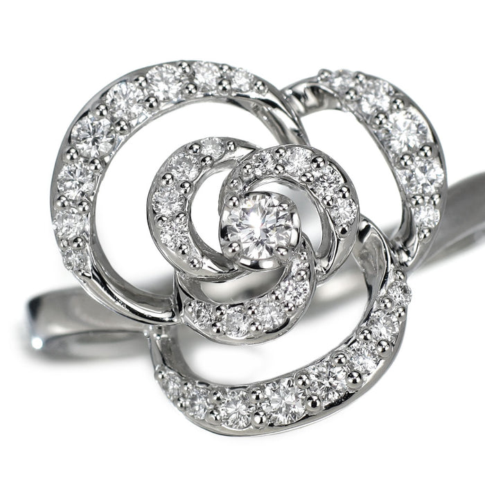 ヴァンドーム青山 Pt950 ダイヤモンド リング D0.28ct クリスティーヌ