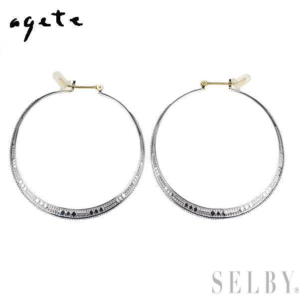 agete アガット◇ K18 K10 バブル フープ ピアス片方 K10ピアス｜ピアス｜アガット 公式オンラインストア