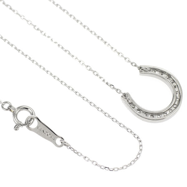 ヴァンドーム青山 Pt950/ Pt850 ダイヤモンド ペンダントネックレス 0.14ct 馬蹄 ホースシュー