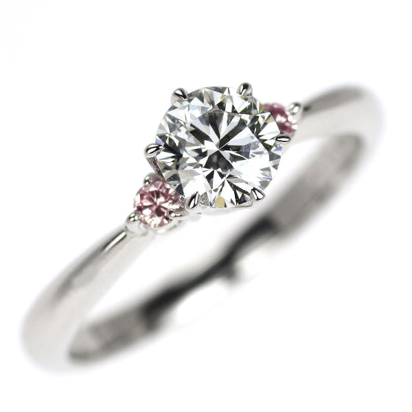 田崎真珠 Pt900 ダイヤモンド リング 0.55ct F VS1 EX PD0.06ct