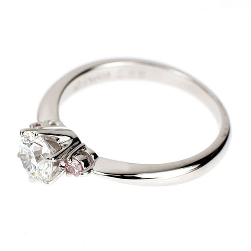 田崎真珠 Pt900 ダイヤモンド リング 0.55ct F VS1 EX PD0.06ct