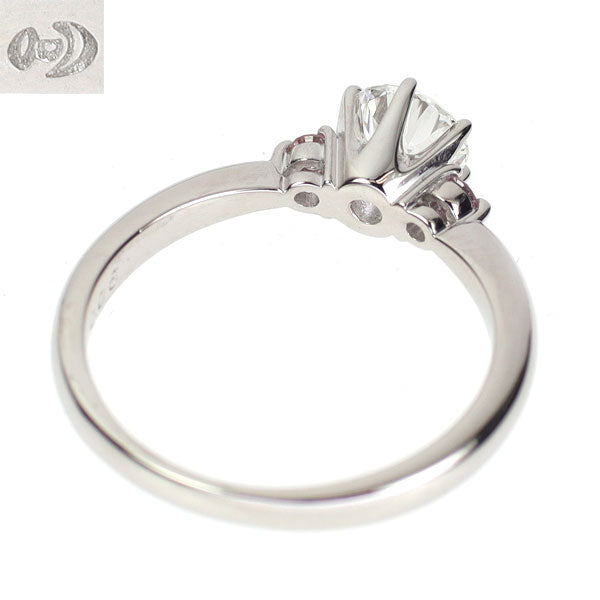 田崎真珠 Pt900 ダイヤモンド リング 0.55ct F VS1 EX PD0.06ct