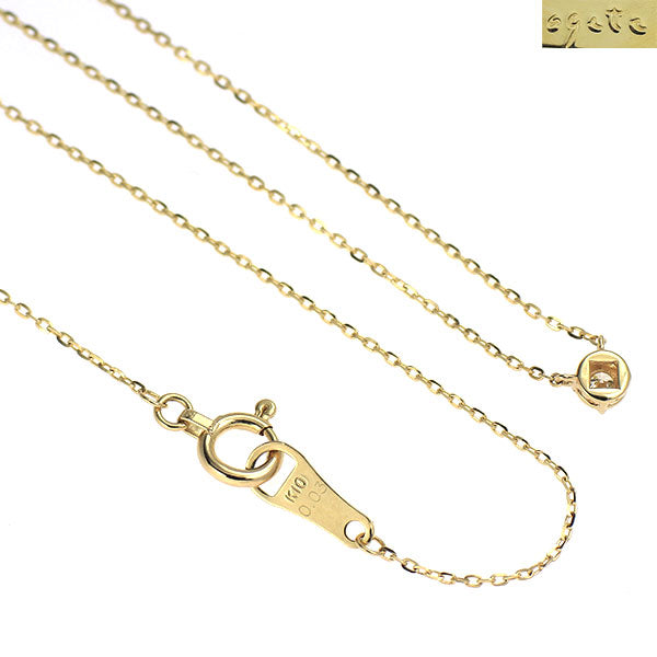 アガット/agete K10YG ダイヤモンド ペンダントネックレス 0.03ct