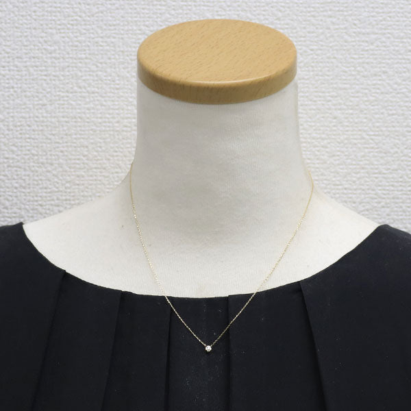 アガット/agete K10YG ダイヤモンド ペンダントネックレス 0.03ct