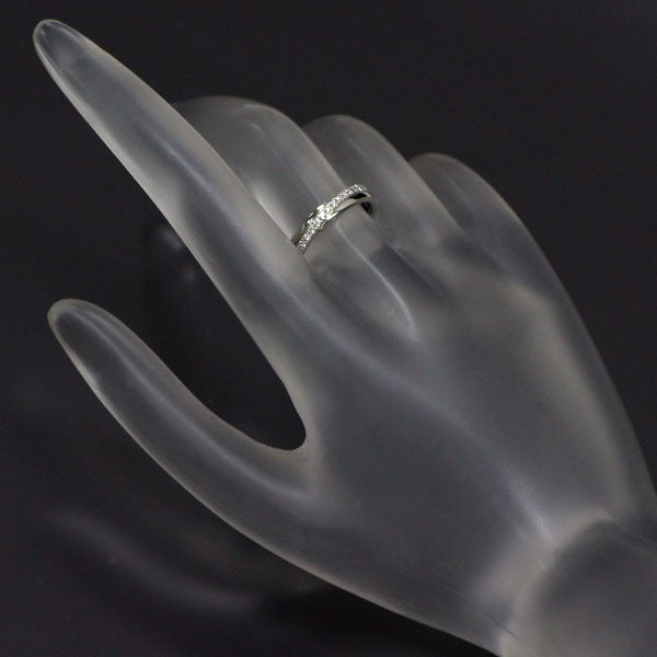 スタージュエリー Pt950 ダイヤモンド リング 0.09ct ダブルハグ