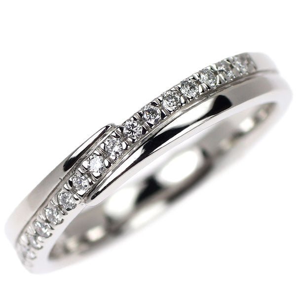 スタージュエリー Pt950 ダイヤモンド リング 0.09ct ダブルハグ