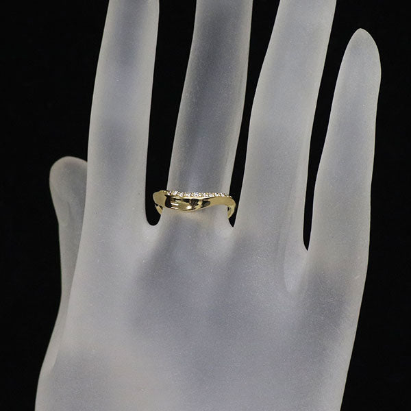 スタージュエリー K18YG ダイヤモンド リング 0.07ct