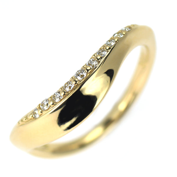 スタージュエリー K18YG ダイヤモンド リング 0.07ct