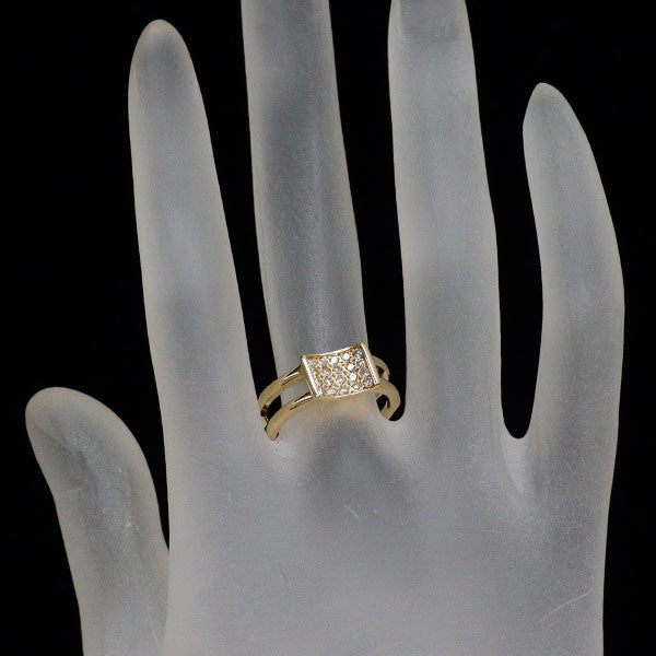 K18YG ダイヤモンド リング 0.25ct