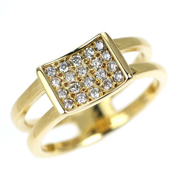 K18YG ダイヤモンド リング 0.25ct