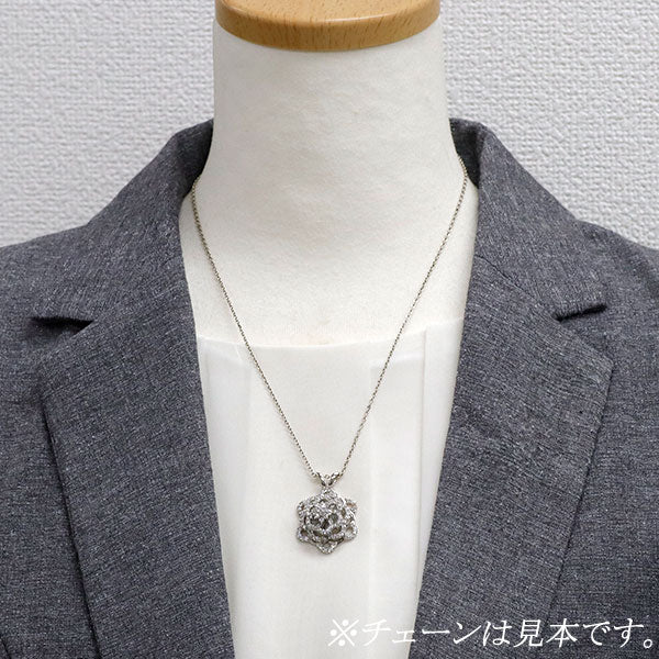 Pt900 ダイヤモンド ペンダントトップ 2.00ct  フラワー