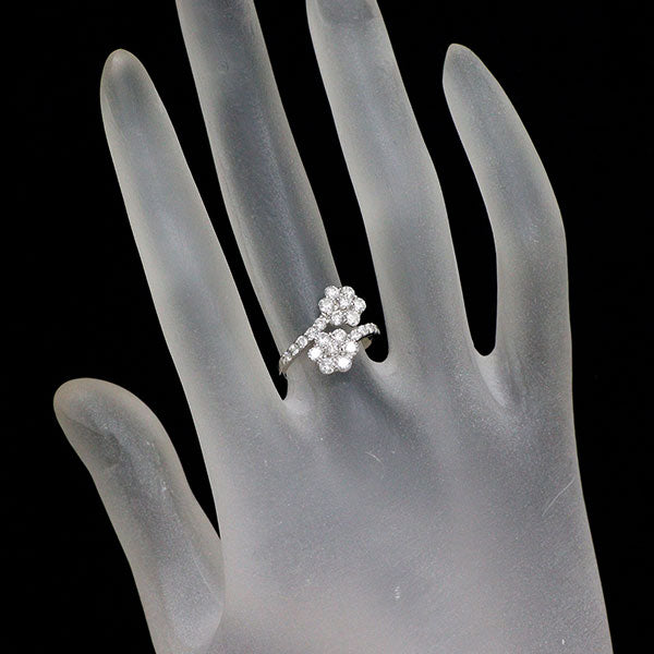 Pt900 ダイヤモンド リング 1.00ct フラワー