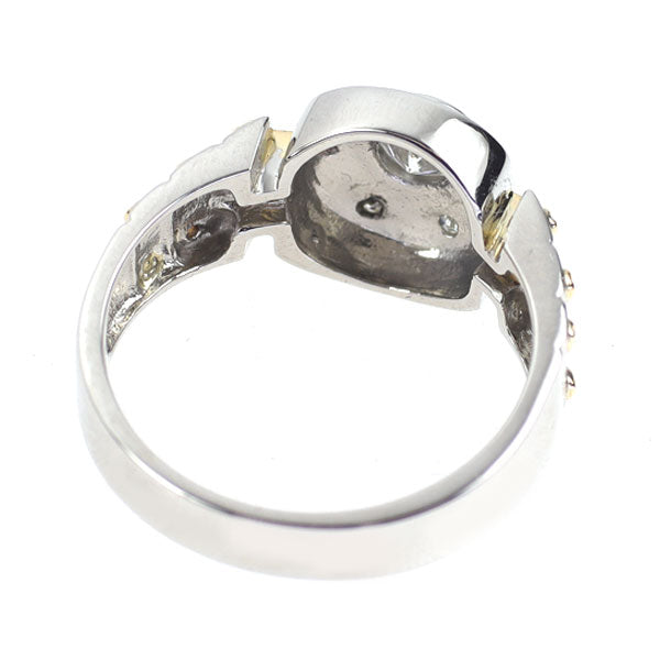 Pt900/K18YG ダイヤモンド リング 0.38ct