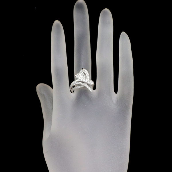 K18WG ダイヤモンド リング 1.05ct