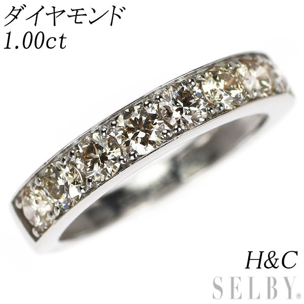 Pt950 H&C ダイヤモンド リング 1.00ct