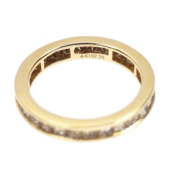 GSTV K18YG ダイヤモンド リング 2.20ct フルエタニティ