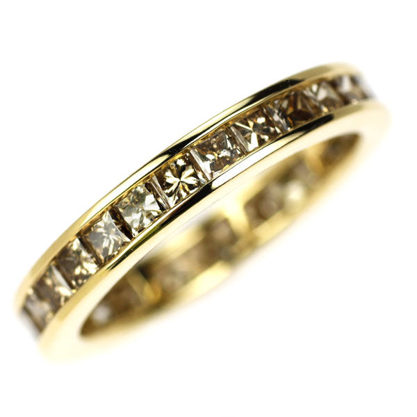 GSTV K18YG ダイヤモンド リング 2.20ct フルエタニティ