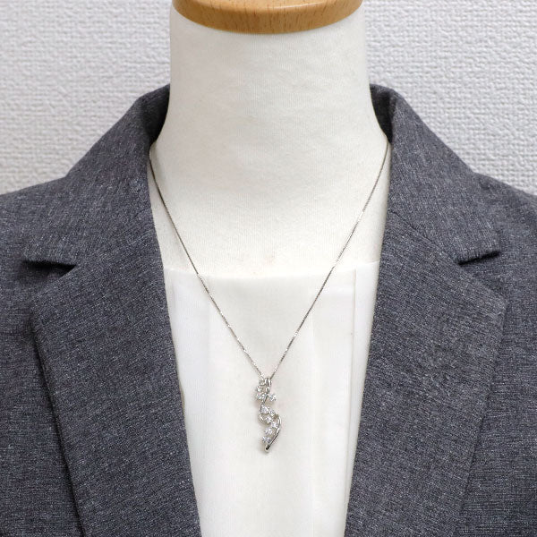 Pt900/ Pt850 H&C ダイヤモンド ペンダントネックレス 1.00ct
