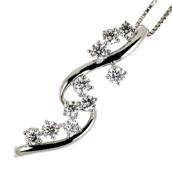 Pt900/ Pt850 H&C ダイヤモンド ペンダントネックレス 1.00ct