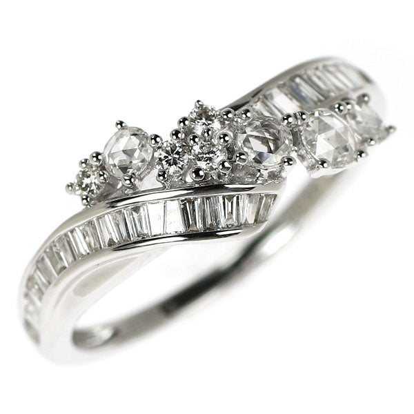 K18WG ダイヤモンド リング 0.55ct