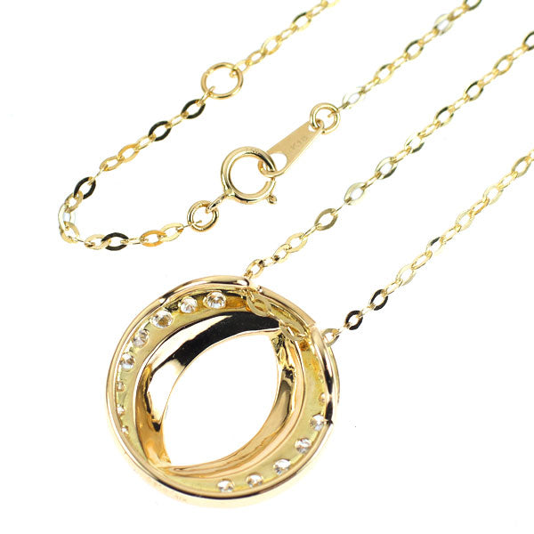 K18YG ダイヤモンド ペンダントネックレス 0.40ct