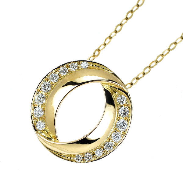 K18YG ダイヤモンド ペンダントネックレス 0.40ct