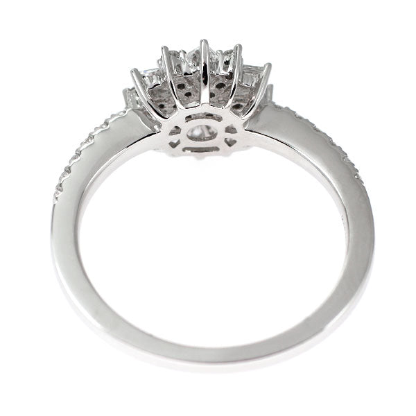 K18WG ダイヤモンド リング 0.50ct