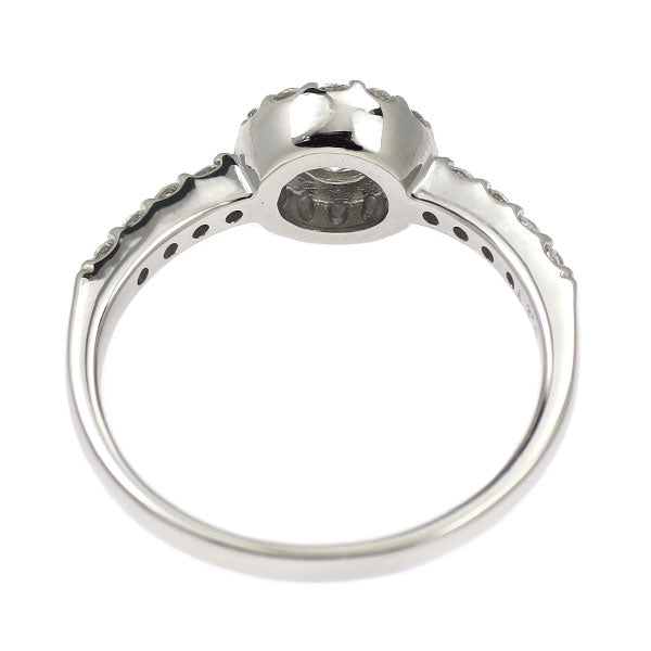 Pt900 ダイヤモンド リング 0.33ct D0.27ct