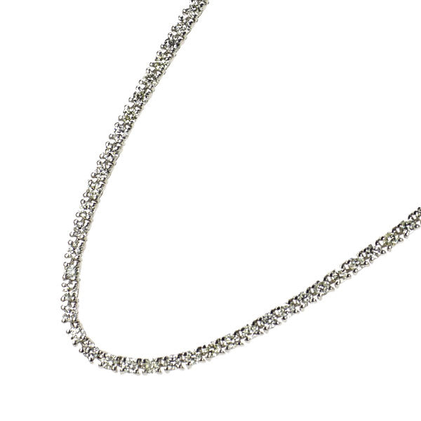 Pt850 ダイヤモンド テニス ネックレス 5.07ct