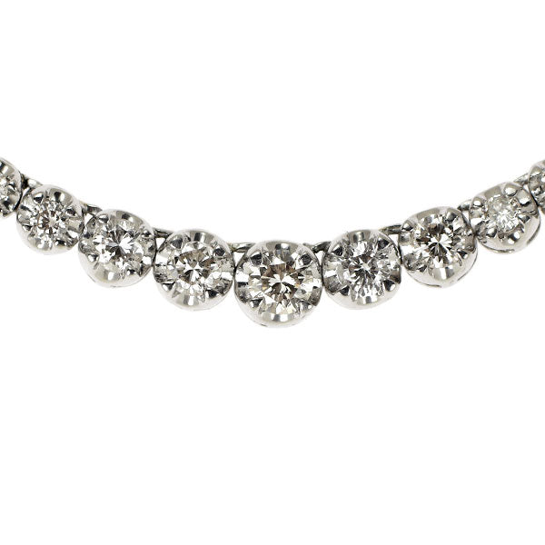 Pt900 ダイヤモンド テニス ネックレス 3.01ct