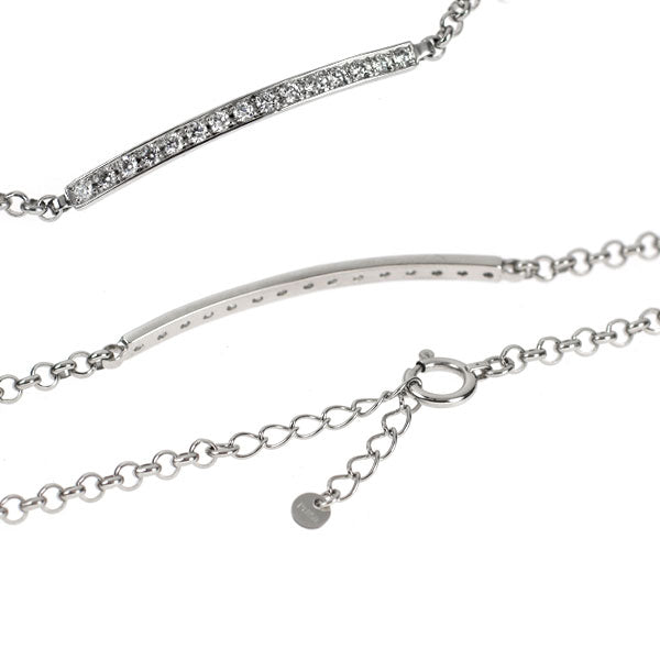 Pt900/ Pt850 ダイヤモンド ブレスレット 0.30ct