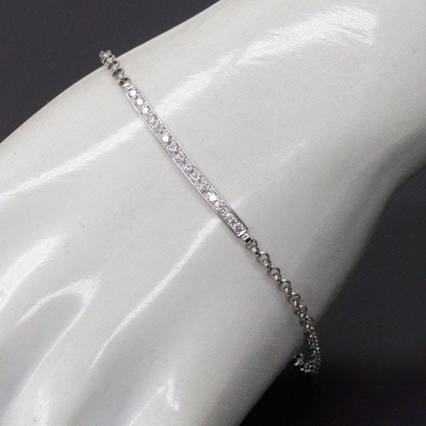 Pt900/ Pt850 ダイヤモンド ブレスレット 0.30ct