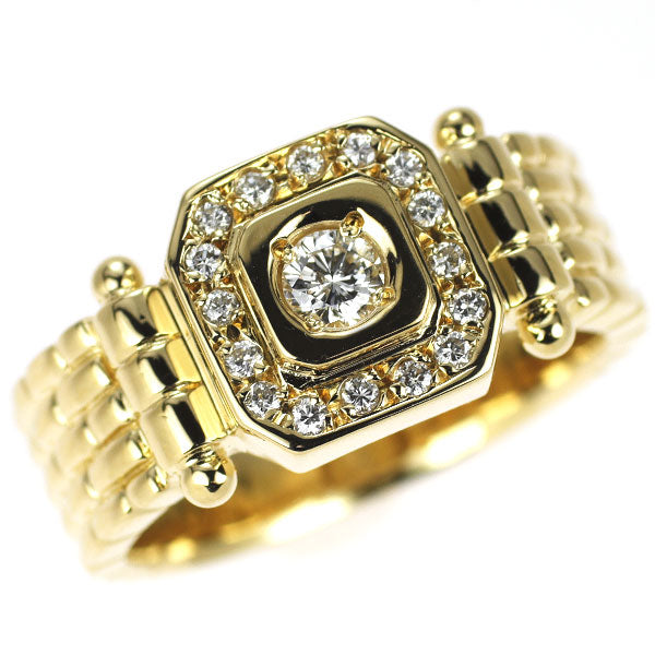 K18YG ダイヤモンド リング 0.34ct