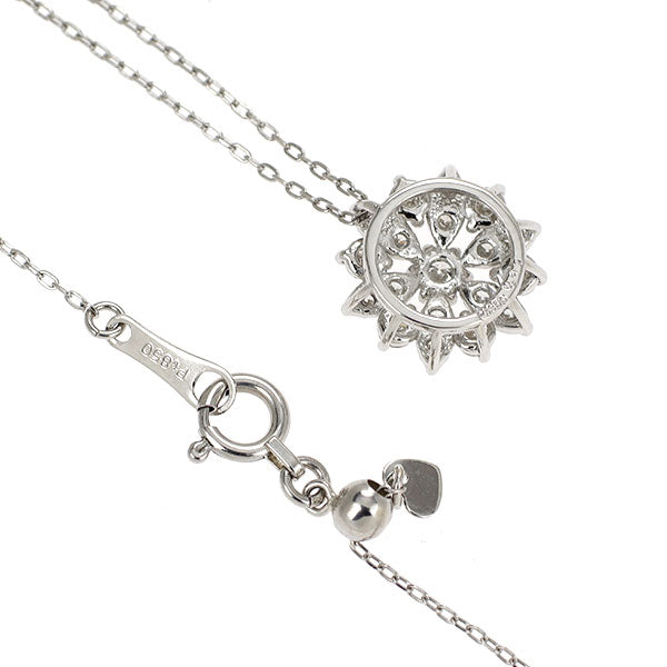 Pt950/ Pt850 ダイヤモンド ペンダントネックレス 0.47ct