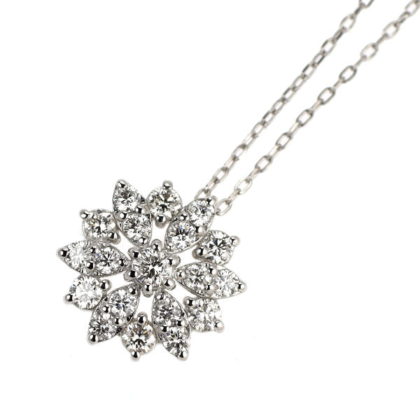 Pt950/ Pt850 ダイヤモンド ペンダントネックレス 0.47ct