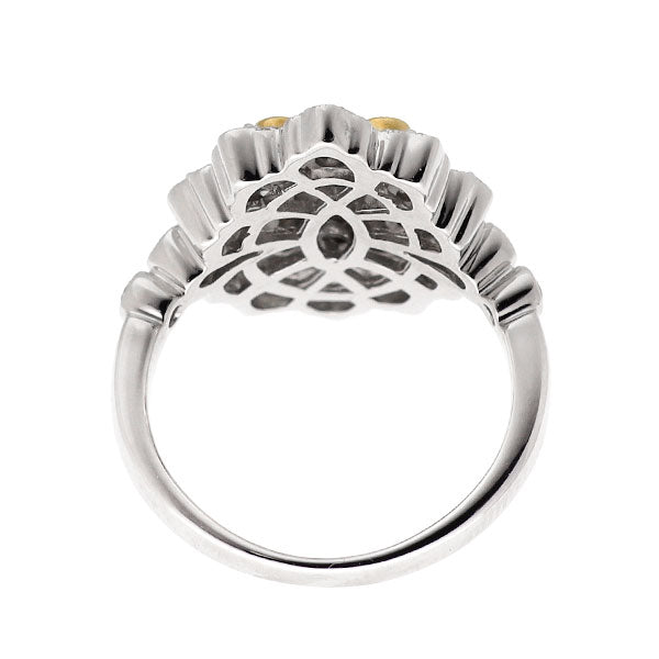 K18YG/WG ダイヤモンド リング 0.57ct