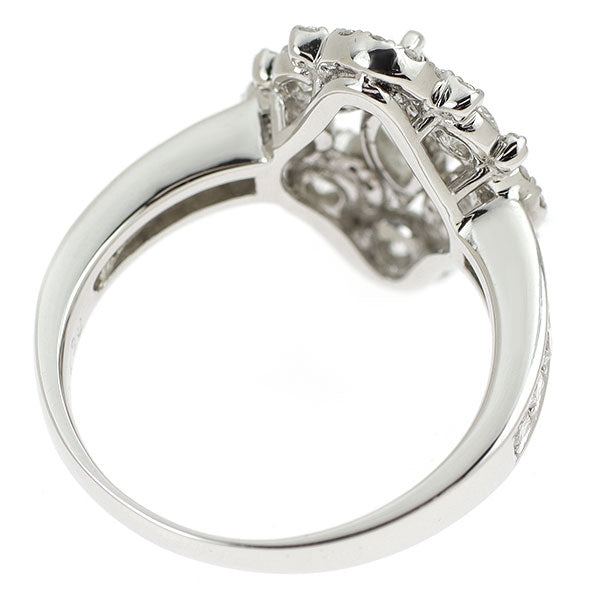 Pt900 マーキスカット ダイヤモンド リング 0.678ct D1.38ct