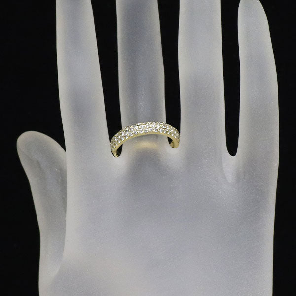 K18YG ダイヤモンド リング 0.73ct パヴェ