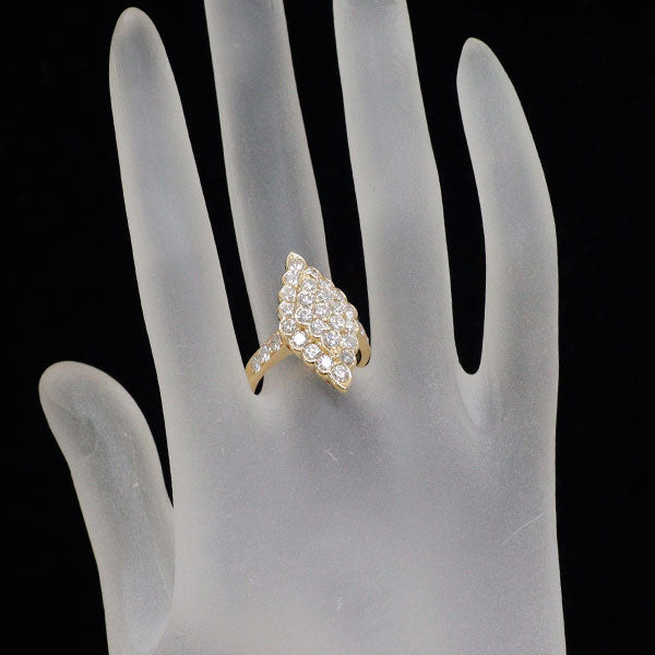 K18YG ダイヤモンド リング 2.058ct