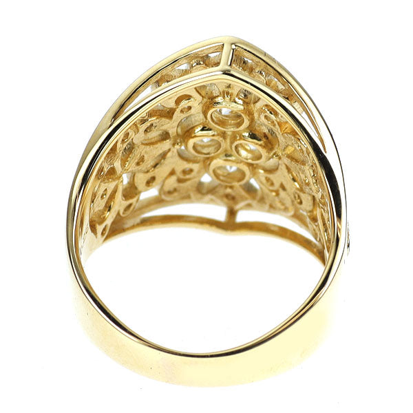 K18YG ダイヤモンド リング 0.746ct D0.26ct